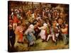 The Wedding Dance, C.1566 (Oil on Panel)-Pieter Bruegel the Elder-Stretched Canvas