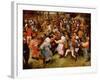 The Wedding Dance, C.1566 (Oil on Panel)-Pieter Bruegel the Elder-Framed Giclee Print