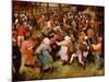 The Wedding Dance, C.1566 (Oil on Panel)-Pieter Bruegel the Elder-Mounted Giclee Print