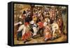 The Wedding Dance-Pieter Brueghel the Younger-Framed Stretched Canvas