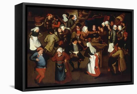 The Wedding Dance-Pieter Bruegel the Elder-Framed Stretched Canvas