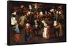 The Wedding Dance-Pieter Bruegel the Elder-Framed Stretched Canvas