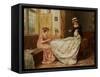The Wedding Dress-George Goodwin Kilburne-Framed Stretched Canvas