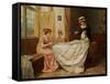 The Wedding Dress-George Goodwin Kilburne-Framed Stretched Canvas