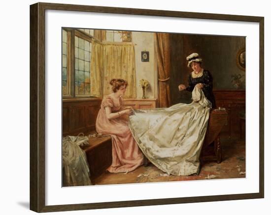 The Wedding Dress-George Goodwin Kilburne-Framed Giclee Print