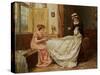 The Wedding Dress-George Goodwin Kilburne-Stretched Canvas