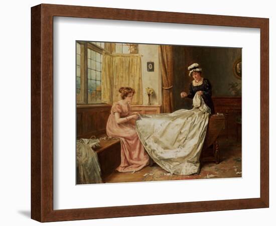 The Wedding Dress-George Goodwin Kilburne-Framed Giclee Print