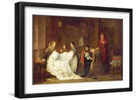 The Wedding Dress-Frederick Daniel Hardy-Framed Giclee Print