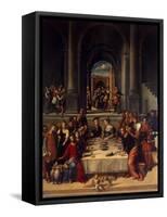 The Wedding Feast at Cana, 1531 (Oil on Canvas)-Benvenuto Tisi Da Garofalo-Framed Stretched Canvas