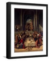 The Wedding Feast at Cana, 1531 (Oil on Canvas)-Benvenuto Tisi Da Garofalo-Framed Giclee Print