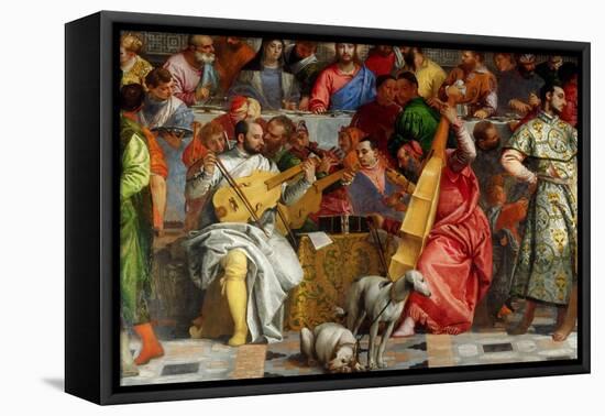 The Wedding Feast at Cana (Detail)-Paolo Veronese-Framed Stretched Canvas