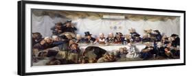 The Wedding Feast of Corentin Le Guerveur and Anne-Marie Kerinvel, 1880-Victor Marie Roussin-Framed Giclee Print