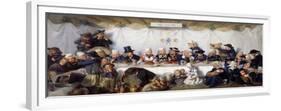 The Wedding Feast of Corentin Le Guerveur and Anne-Marie Kerinvel, 1880-Victor Marie Roussin-Framed Giclee Print