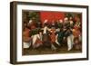 The Wedding Feast (Oil on Panel)-Maerten van Cleve-Framed Giclee Print