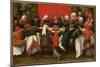 The Wedding Feast (Oil on Panel)-Maerten van Cleve-Mounted Giclee Print