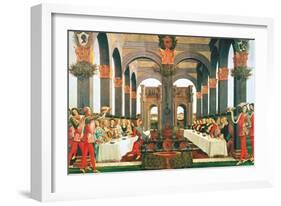 The Wedding Feast-Sandro Botticelli-Framed Giclee Print