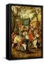 The Wedding Feast-Pieter Bruegel the Elder-Framed Stretched Canvas