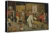 The Wedding Feast-Pieter Brueghel the Younger-Stretched Canvas