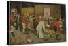 The Wedding Feast-Pieter Brueghel the Younger-Stretched Canvas