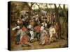The Wedding Feast-Pieter Brueghel the Younger-Stretched Canvas