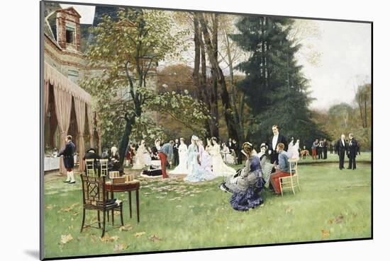 The Wedding, Fontainebleu; Les Noces, Fontainbleu-Charles Edouard Delort-Mounted Giclee Print