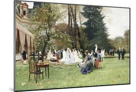 The Wedding, Fontainebleu; Les Noces, Fontainbleu-Charles Edouard Delort-Mounted Giclee Print