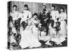 The Wedding Group of King George and Queen Mary, 6 July 1893-null-Stretched Canvas