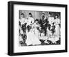 The Wedding Group of King George and Queen Mary, 6 July 1893-null-Framed Giclee Print