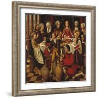 The Wedding in Cana, c.1530-50-Ambrosius Benson-Framed Giclee Print