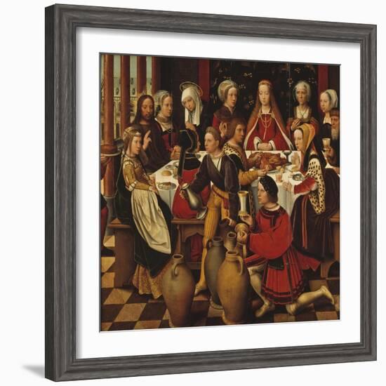 The Wedding in Cana, c.1530-50-Ambrosius Benson-Framed Giclee Print