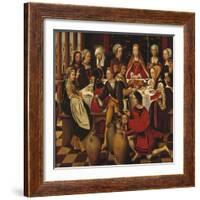 The Wedding in Cana, c.1530-50-Ambrosius Benson-Framed Giclee Print