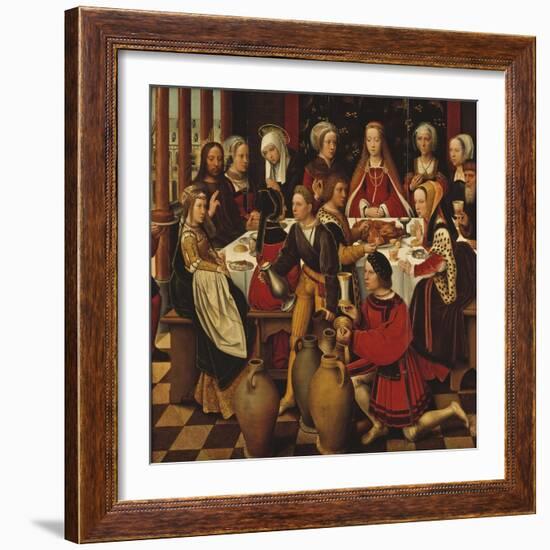 The Wedding in Cana, c.1530-50-Ambrosius Benson-Framed Giclee Print