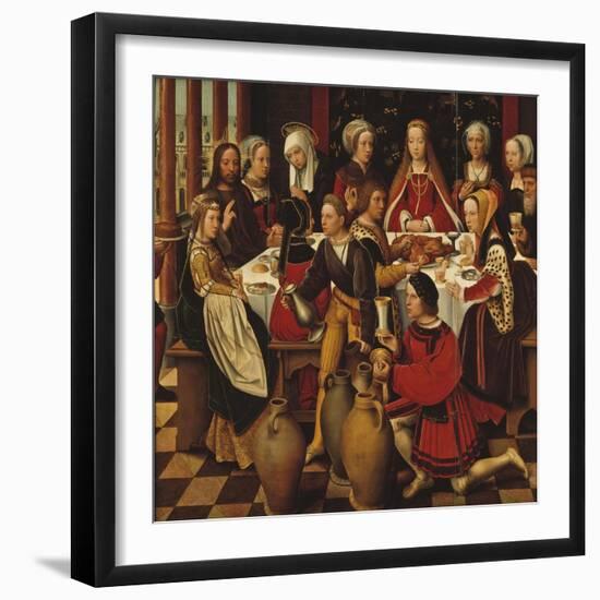 The Wedding in Cana, c.1530-50-Ambrosius Benson-Framed Giclee Print