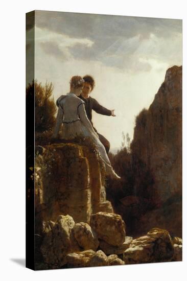 The Wedding Journey, about 1876-Arnold Bocklin-Stretched Canvas