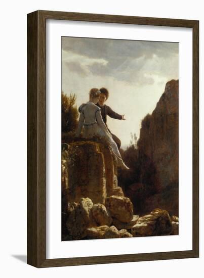 The Wedding Journey, about 1876-Arnold Bocklin-Framed Giclee Print