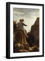 The Wedding Journey, about 1876-Arnold Bocklin-Framed Giclee Print