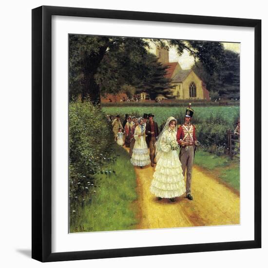 The Wedding March, 1919-Edmund Blair Leighton-Framed Giclee Print