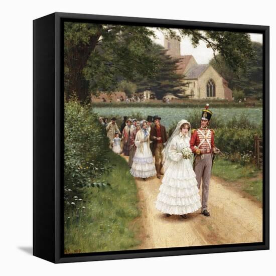 The Wedding March-Edmund Blair Leighton-Framed Stretched Canvas