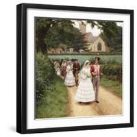 The Wedding March-Edmund Blair Leighton-Framed Giclee Print