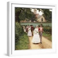 The Wedding March-Edmund Blair Leighton-Framed Giclee Print