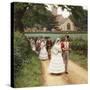The Wedding March-Edmund Blair Leighton-Stretched Canvas