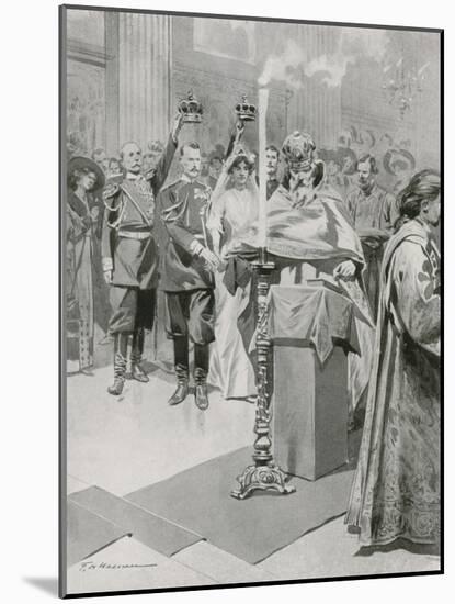 The Wedding of a Nobleman-Frederic De Haenen-Mounted Giclee Print