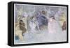 The Wedding of Cupid and Psyche-Dorothy Mullock-Framed Stretched Canvas