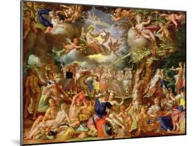 The Wedding of Cupid and Psyche-Joachim Wtewael Or Utewael-Mounted Giclee Print