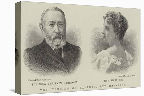 The Wedding of Ex-President Harrison-null-Stretched Canvas