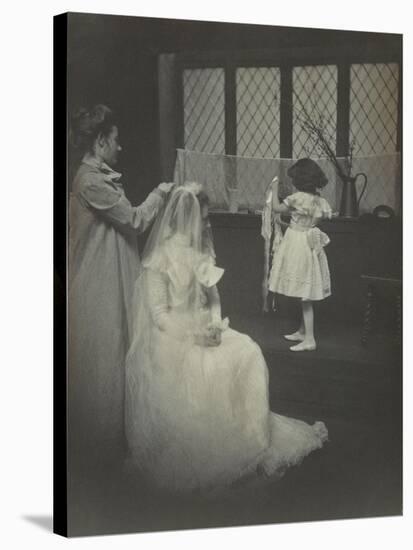 The Wedding: of Gertrude Kasebier O'Malley, 1899-Eugene Atget-Stretched Canvas