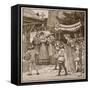 The Wedding of Jack of Newbury: the Bride's Procession-English School-Framed Stretched Canvas