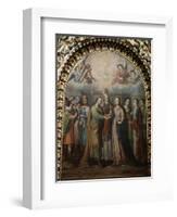 The Wedding of Mary and Joseph, 1723, Basilica of Ocotlan, 18th Century-Juan de Villalobos-Framed Giclee Print