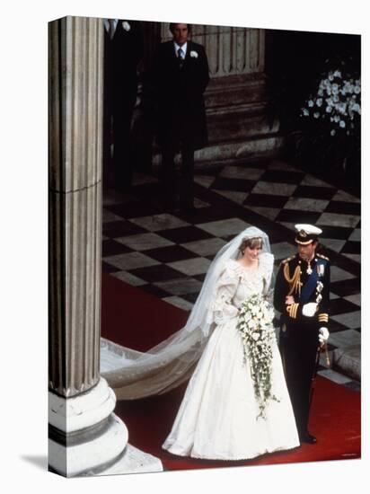 The Wedding of Prince Charles and Lady Diana Spencer on 29th July 1981-null-Stretched Canvas