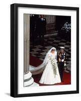 The Wedding of Prince Charles and Lady Diana Spencer on 29th July 1981-null-Framed Photographic Print